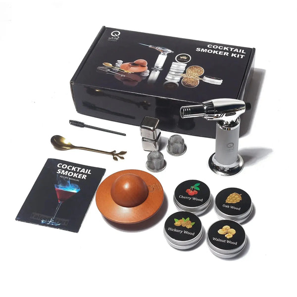 (SHOWS) Q Utilé Cocktail Smoker Kit with Torch Quantum Living