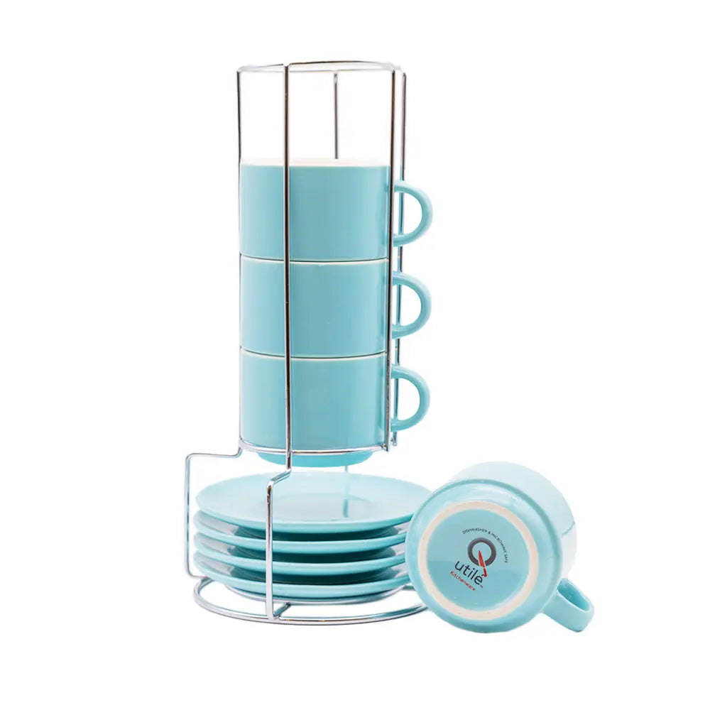 Utilé  Coffee and Tea Cups and Saucers Utilé