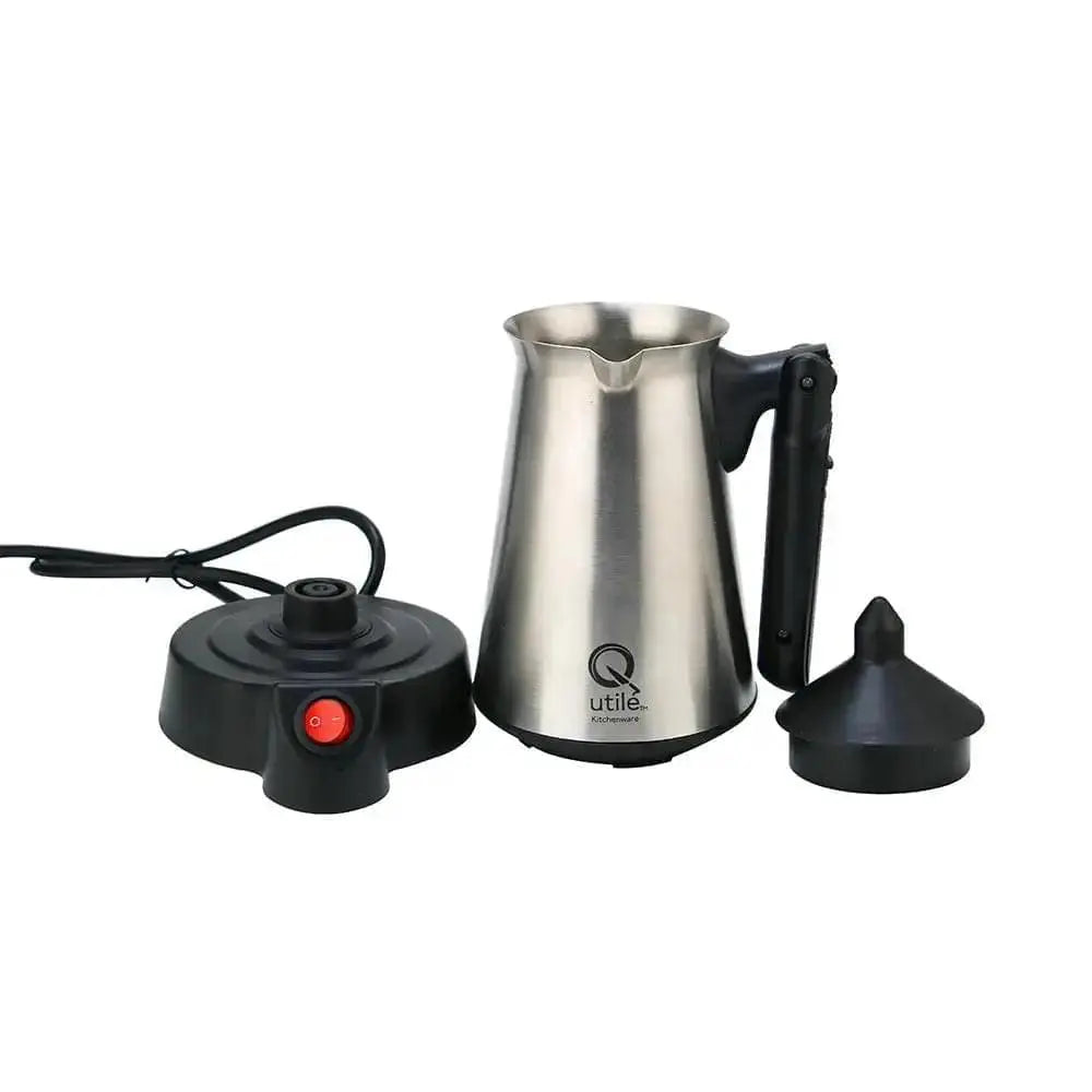 Electric Turkish Coffee Maker, Size: 6.76 fl oz, Silver